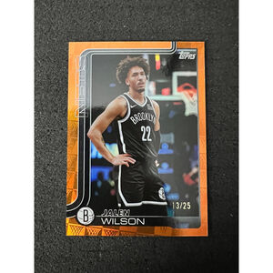 Jalen Wilson - 2025-26 Topps - Season Tip Off Orange Foilboard